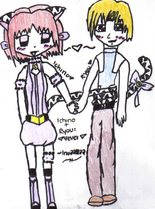 Ichino & Ryou-first Date-coloured!