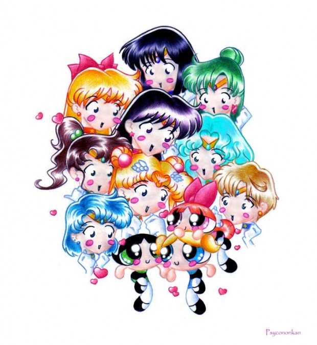 Sailor Moon & Puffs