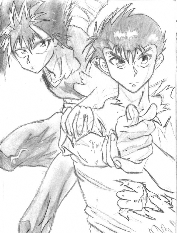 Hiei And Yusuke