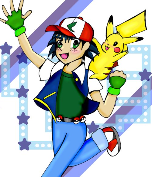 Ash With Pikachu