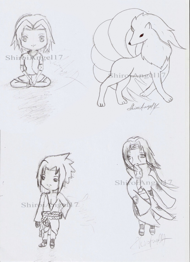 SasukeSakuraItachiNinetails