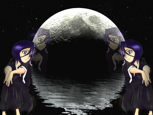 Rukia in the moonlight