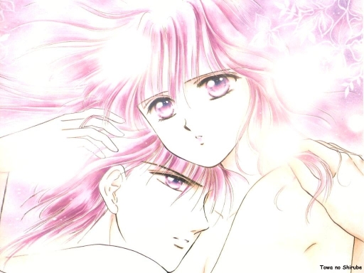 Miaka And Tamahome In Pink