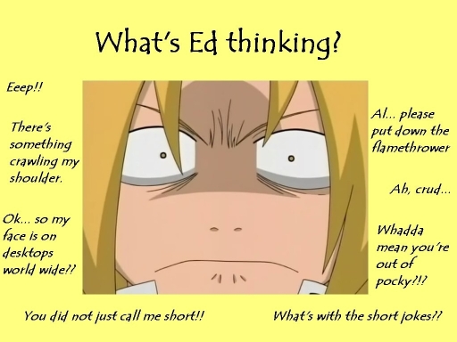 What's Ed Thinking? O_o