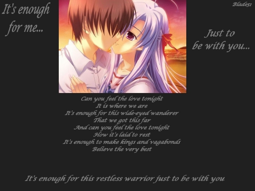 Can You Feel The Love Tonight?