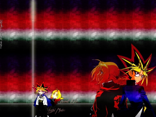 Edward Elric/Yami Yuugi wallpa