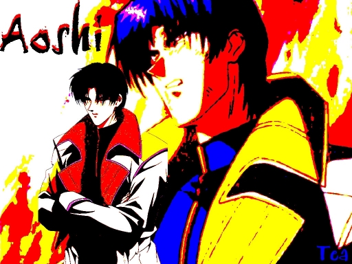 Aoshi primary colors and pink