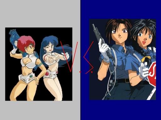 Dirty Pair Vs. You're Under Ar