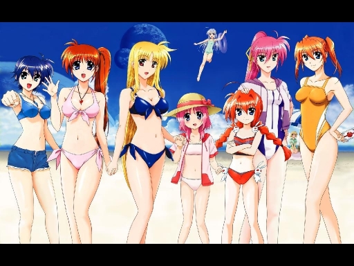 Nanoha And Her Friends
