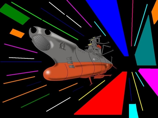 Yamato Enters Space Warp