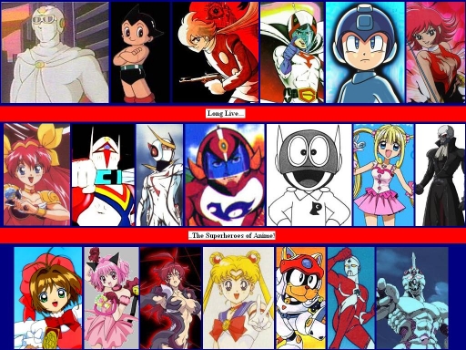 The Superheroes Of Anime