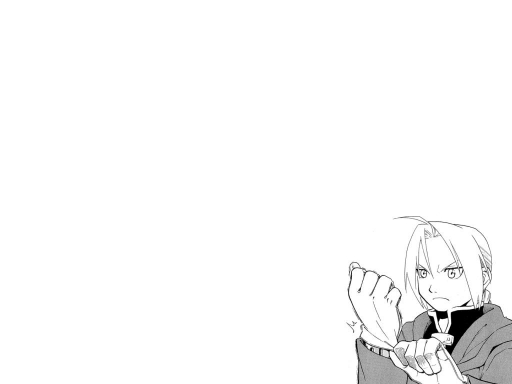 Edward Elric Ready For Battle