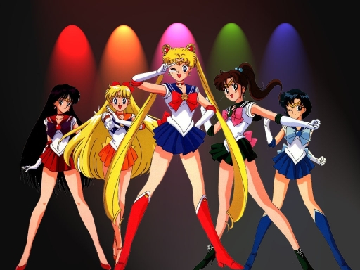 Sailor Scouts On Stage
