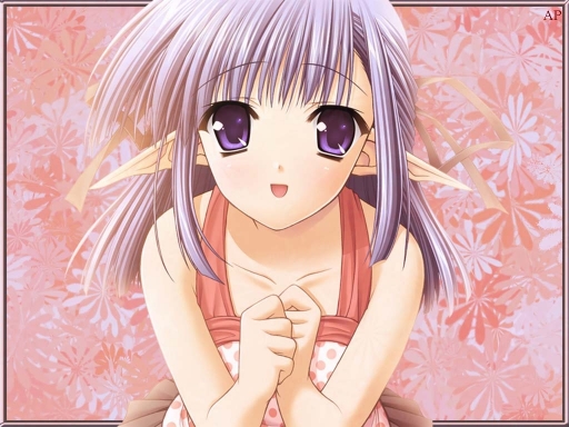 Flower Anime Girl  By Ap