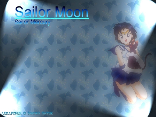 Sailor Mercury and Luna