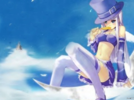 Sexy Anime Girl In A Top Hat