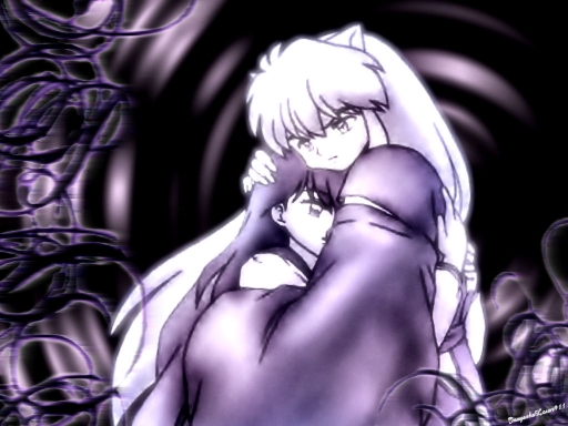 Inuyasha And Kagome Hugging Ma