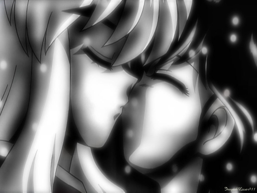 Inuyasha And Kagome Kissing !