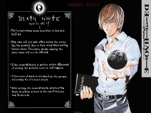 Yagami Raito And The Note Of D