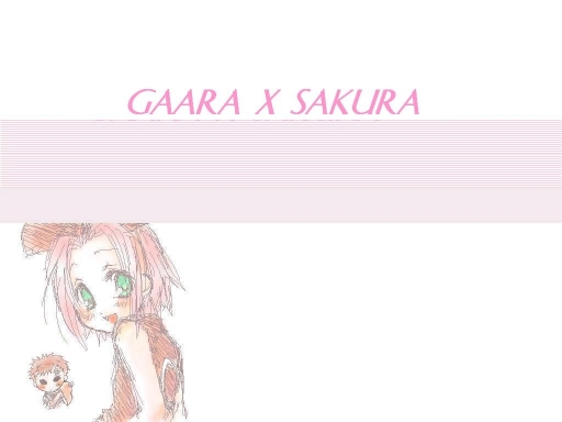 Gaara X Sakura