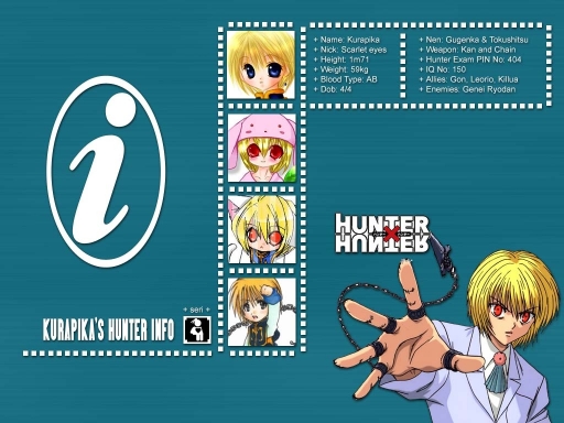 Kurapika's Hunter Info