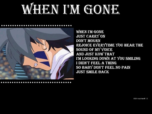 When I'm Gone
