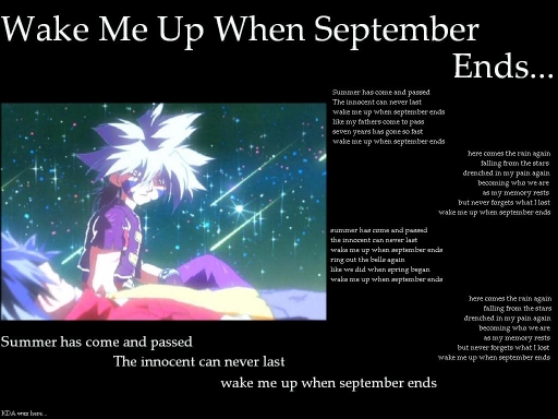 Wake Me Up When September