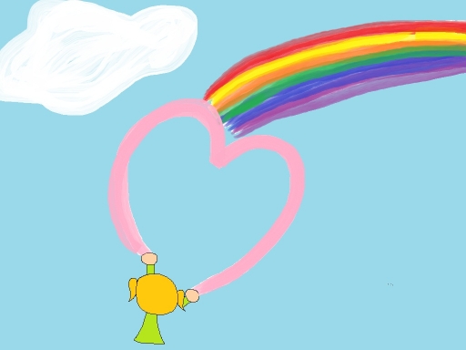 Heart & Rainbow