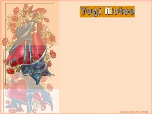 Yugi with roses
