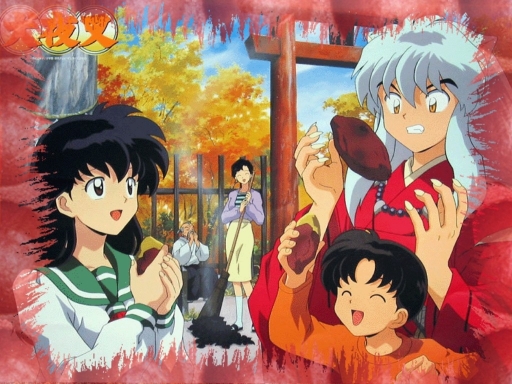 Kagome, Inuyasha & Sota
