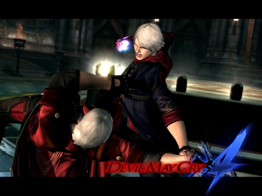 Nero beaten Dante's face XD