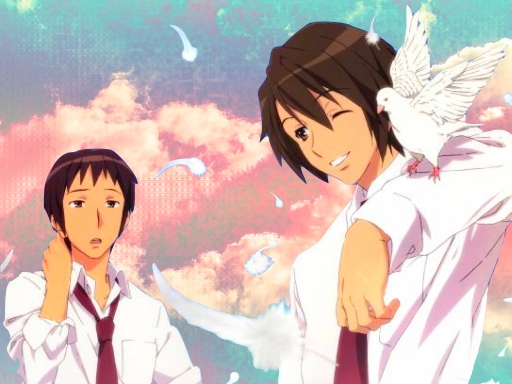 Kyon and Itsuki