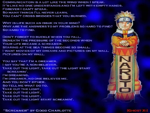Naruto lyrics