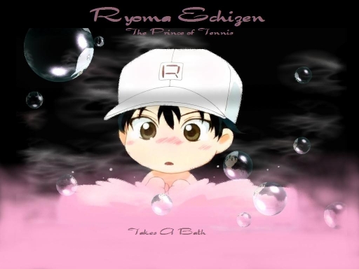 Ryoma Echizen Takes A Bath