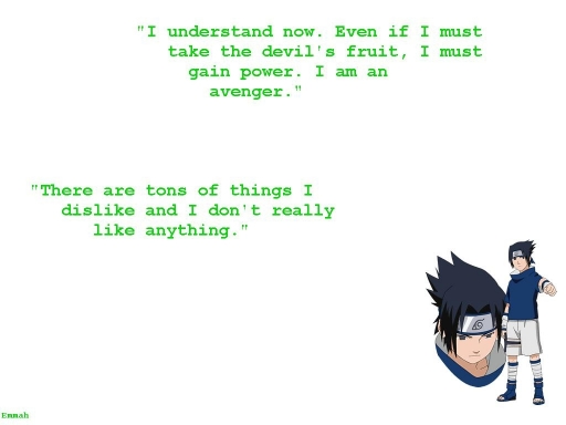 Sasuke Quote Wallpaper