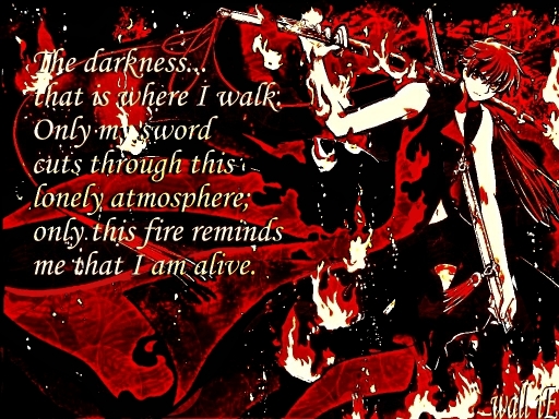 Devoured by these flames