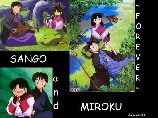Miroku and Sango!