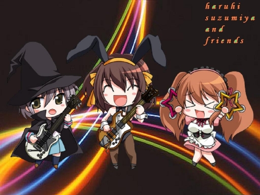 Haruhi Suzumiya And Friends