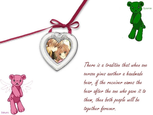 Sakura And Syaoran Bears