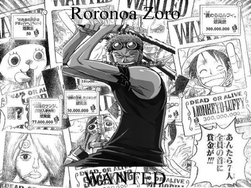 Roronoa Zoro Wanted