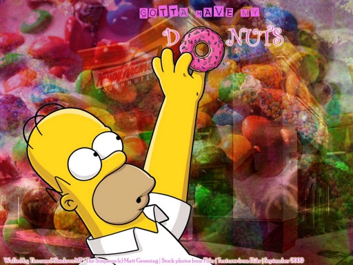 Homer and his Doh'nuts