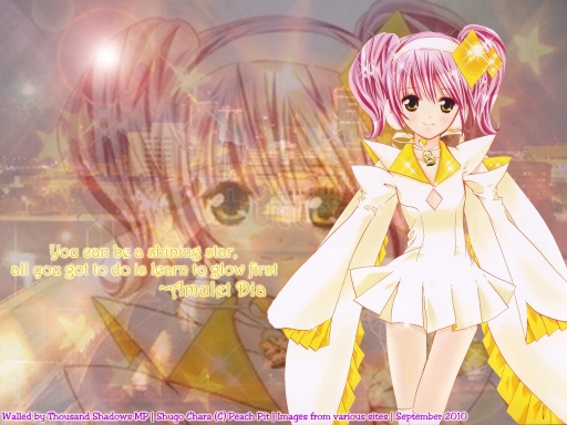 Shine,But 1st u have to glow