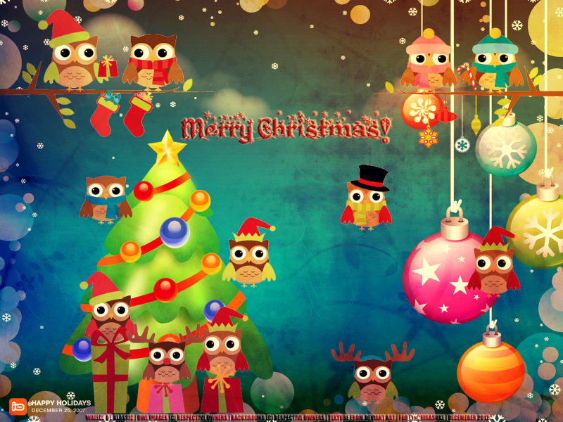 Christmas Owls<3
