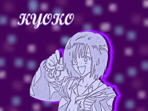 Kyoko in Purple