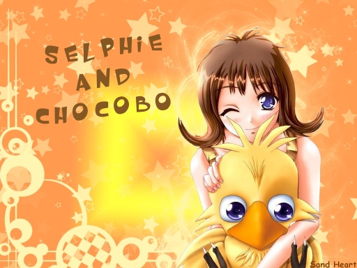 Selphie and Chocobo