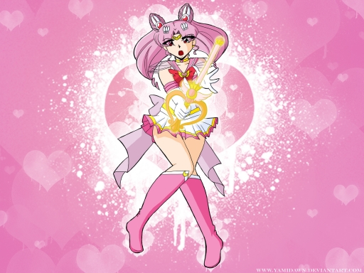 .:Super Sailor ChibiMoon Wallp