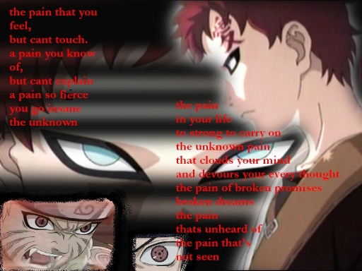 The Pain, Gaara/Naruto/Sasuke