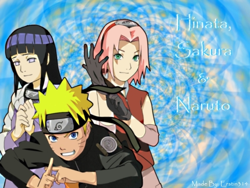 Hinata,Sakura & Naruto
