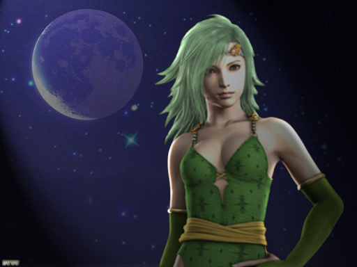 Rydia and the moon