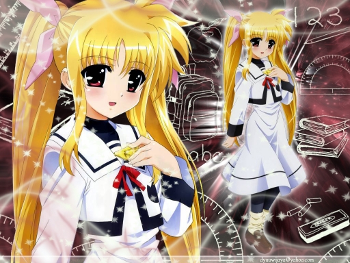 Anime white school uniform